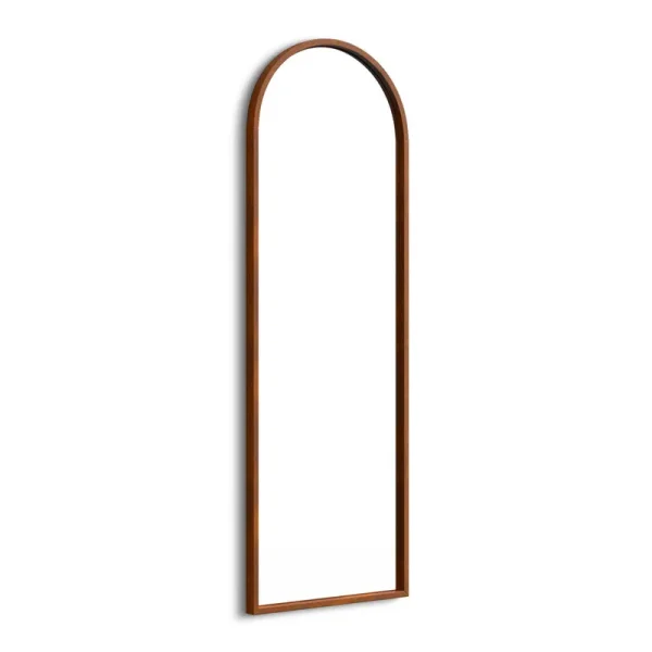 Sherman Modern & Contemporary Mirror Joss & Main Finish: Walnut Brown, Size: 47" x 15.75"