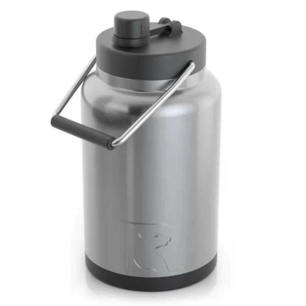 RTIC Double Wall Vacuum Insulated Stainless Steel Jug (Stainless Steel, Half Gallon)