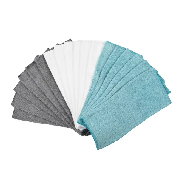 Mainstays Microfiber Assorted Solid Colors Dishcloths, 18 Piece