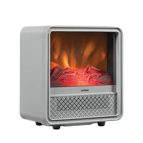 Duraflame Portable Electric Personal Cube Space Heater - Vapor Gray