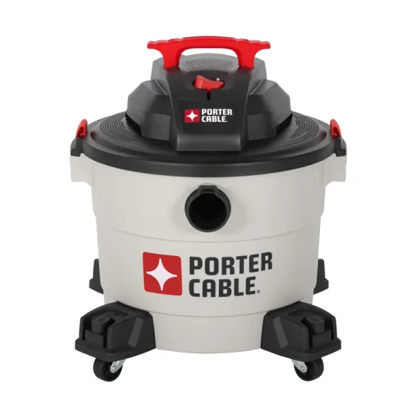 Porter Cable 10 Gallon 5HP Portable Poly Wet/Dry Vacuum PCX18604P - 10A