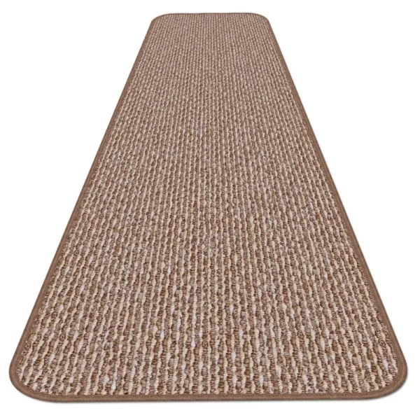 Skid-Resistant Carpet Runner Praline Brown 4 ft x 27 in Many Other Sizes to Choose from