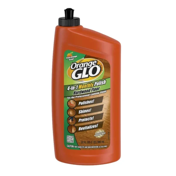 Orange Glo Monthly Polish, 4-in-1, Fresh Orange Scent - 24 fl oz