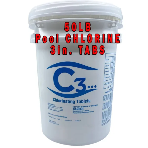 in The Swim 3 inch Pool Chlorine Tablets 50 lbs.