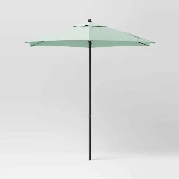 7.5' Round Outdoor Patio Market Umbrella Mint - Room Essentials