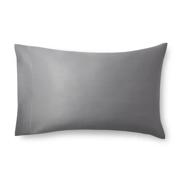 Better Homes & Gardens 400 TC Hygro Cotton Pillowcases, Standard/Queen, Grey Flannel, 2 Piece, Size: Standard/Queen Pillowcase, Gray