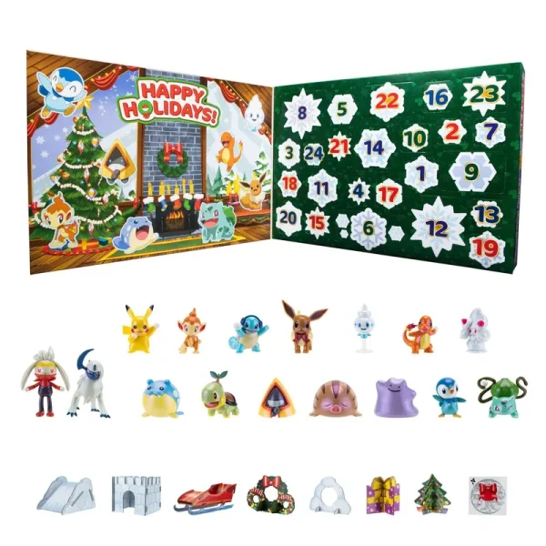 Pokemon Target Exclusive Deluxe Battle Figure Multipack Holiday Calendar 2023