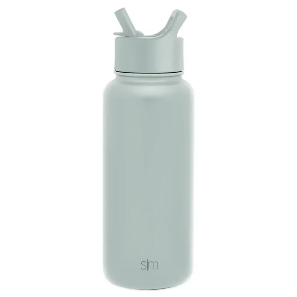 Simple Modern Summit 32oz Stainless Steel Water Bottle with Straw Lid Seaglass Sage