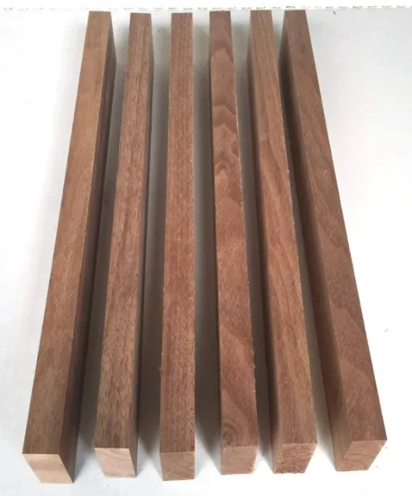 Woodchucks Wood Walnut 3/4 inch x 2 inch x 16 inch Solid Hardwood Lumber As Cutting Board Wood (6 Pack)