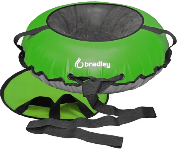 Bradley Bradley Snow Tubes: 50 - Inch Heavy Duty Inflatable Sledding Tubes with Padded Saucer Sled - Elevate Your Snow Fun! Best Sledding Adventure Tubes for Adults