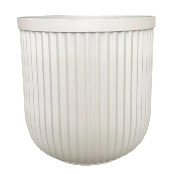 Better Homes & Gardens Ellan Resin Plant Pot Planter - White - 16 x 16 x 15.8 in