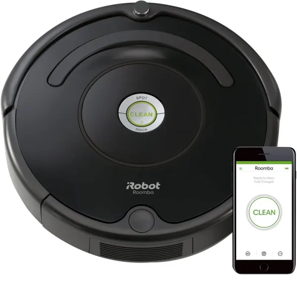 iRobot Roomba 675 Wi-Fi Connected Robot Vacuum in Black