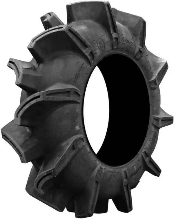 Superatv Assassinator® UTV / ATV Mud Tire for RZR, X3, General, Maverick, Ranger, Rock & All-Terrain UTV Mud Tire|29.5x8|14|3" Tread Depth|6 Ply Ratings|ASN - 29.5/8/14