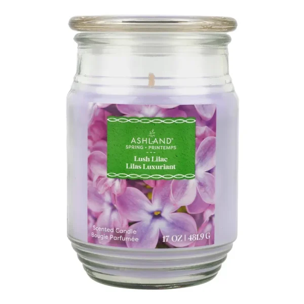 Lush Lilac Scented Jar Candle by Ashland | 17 | Michaels