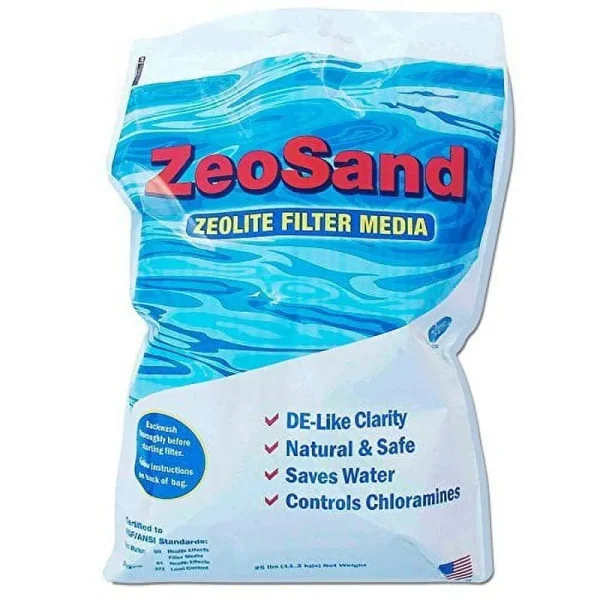 ZeoSand Alternative Pool Sand Filter Media - 50lb