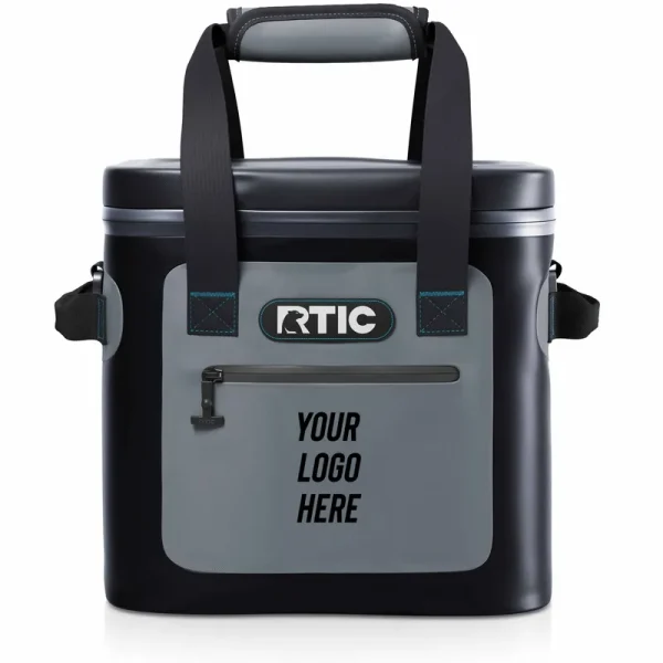RTIC 12 Can Soft Pack Cooler, Blue / Grey Leakproof & Puncture Proof