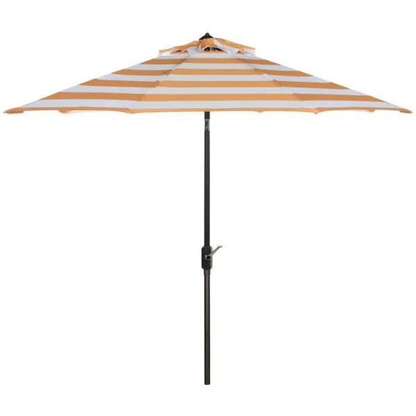 Breakwater Bay 9' Market Umbrella Color: Orange/White