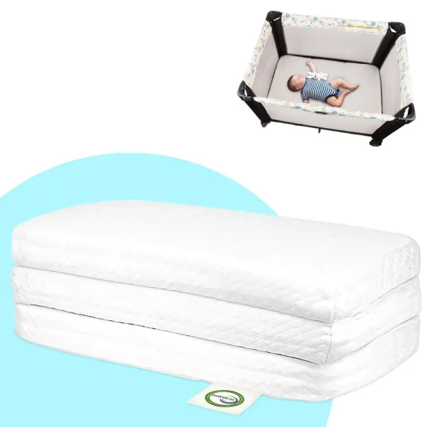 Stock Your Home Foldable Pack & Play Mattress with Waterproof Cover
