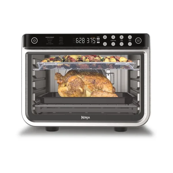 Ninja DT201 Foodi 10 - in - 1 XL Pro Air Fry Oven, Large Countertop Convection Oven, Digital Toaster Oven, Dehydrate, Reheat, 1800 Watts, Stainless