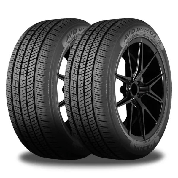 Set of 4 Yokohama Avid Ascend GT 225/40R18 92V Tires 110132754 / 225/40/18 / 2254018