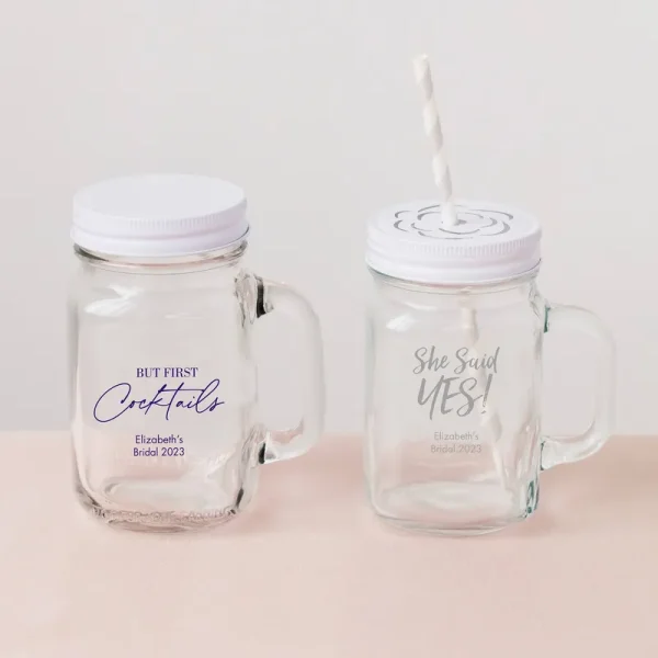 Mason Jar Drinking Glasses (Pack of 1)