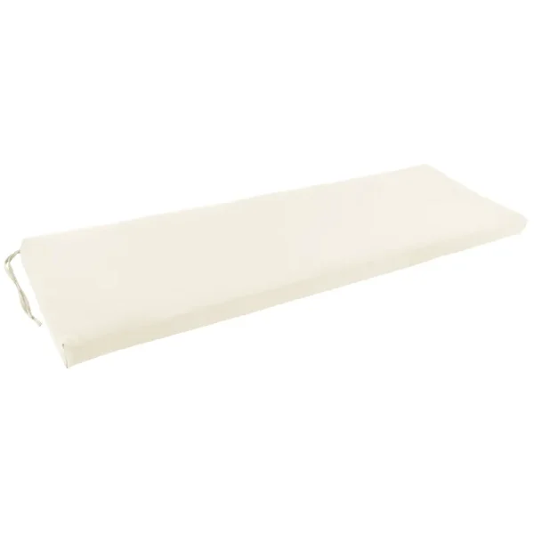 Blazing Needles Solid Twill Bench Cushion 60