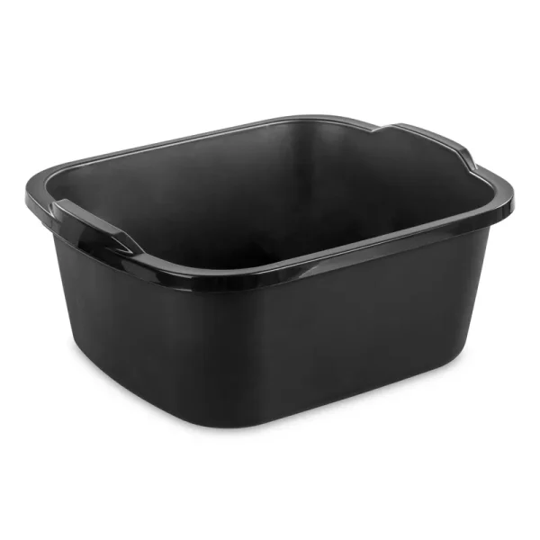 Sterilite 18 Quart Black Dishpan