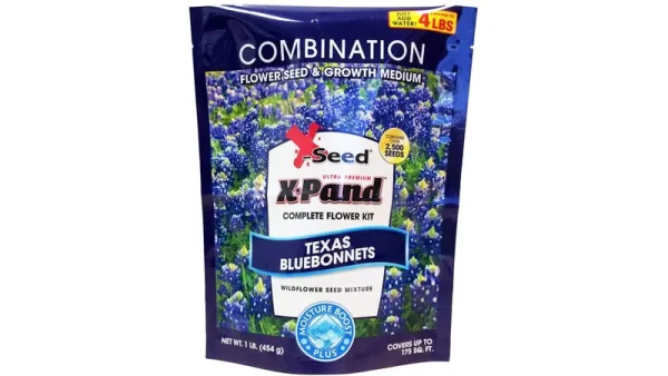X-Seed Texas Bluebonnet Flower Seed Kit, 440AS0100UC