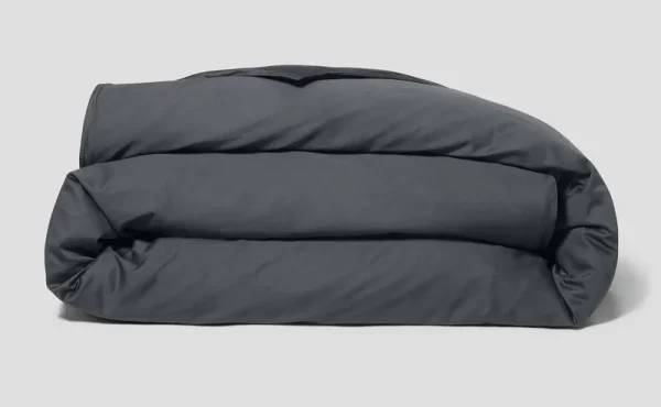 Casper Sateen 276 Thread Count Organic Cotton Duvet Cover in Gray