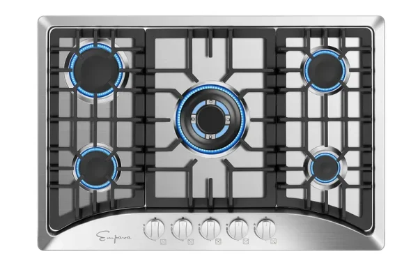 Empava 30 5 Italy Sabaf Burners GAS Stove Cooktop Stainless Steel EMPV-30GC5B70C 30 inch
