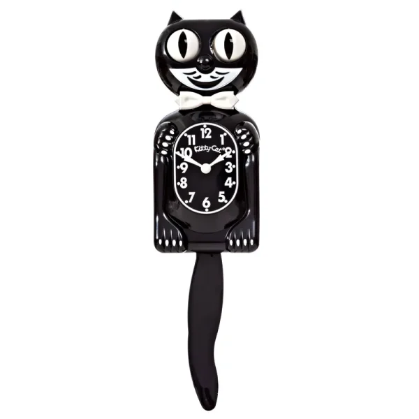 Kit Cat Clock - 3/4 Black