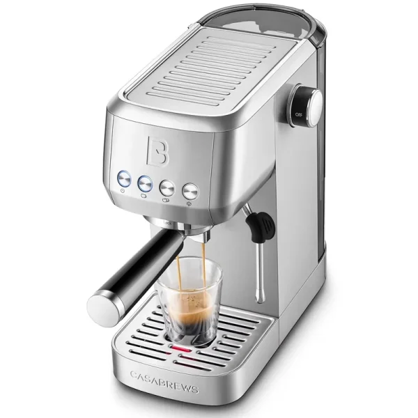 CASABREWS 3700 Essential 20 - Bar Espresso Machine and Coffee Maker, Stainless Steel