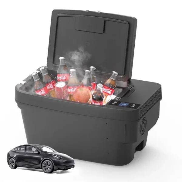 Chery Industrial Portable Car Refrigerator for Tesla Model Y, 35qt(33 L) Car Freezer