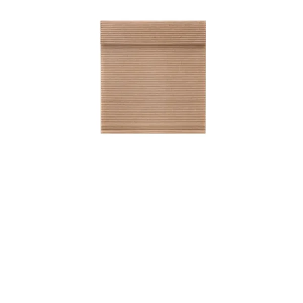 Eclipse Bamboo Cordless Light Filtering Privacy Roman Shade, 72" x 72" - Natural