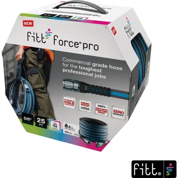 Fitt - FFP55825 - Force Pro 5/8 in. x 25 ft. Commercial Grade Hose