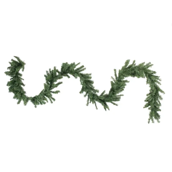 Northlight Commercial Length Canadian Pine Unlit Christmas Garland, Green