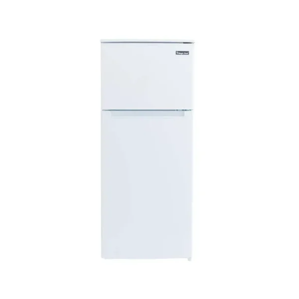 18.5 in. W 4.5 Cu. ft. 2-Door Mini Refrigerator with Freezer in White