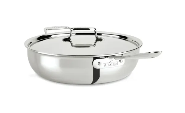 All-Clad BD55406 D5 Brushed 18/10 Stainless Steel 5-Ply Bonded Dishwasher Safe