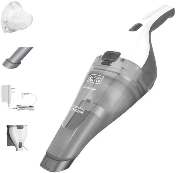 Black+decker Dustbuster Handheld Vacuum, Cordless, White (HNVC215B10)