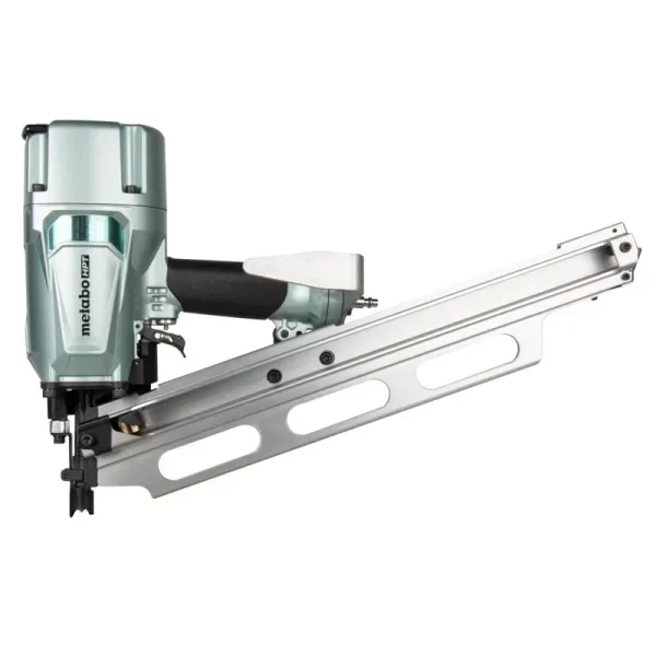 Metabo HPT Framing Nailer | High Grade Aluminum Magazine | Tool - Less Depth Adjustment | Pneumatic | Framing Nails 2 - Inch to 3 - 1/4 - Inch | Rafter Hook | NR83A5(Y)
