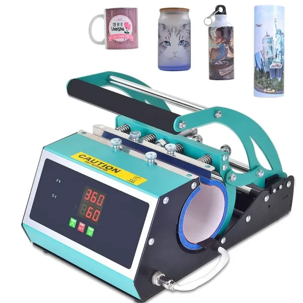 Versatile Durable Heat Press,Tumbler Sublimation Cup Mug Heat Press, Straight Cups Less Than 3.34" Diameter, 20oz 16oz 30oz Sublimation Blank Cup