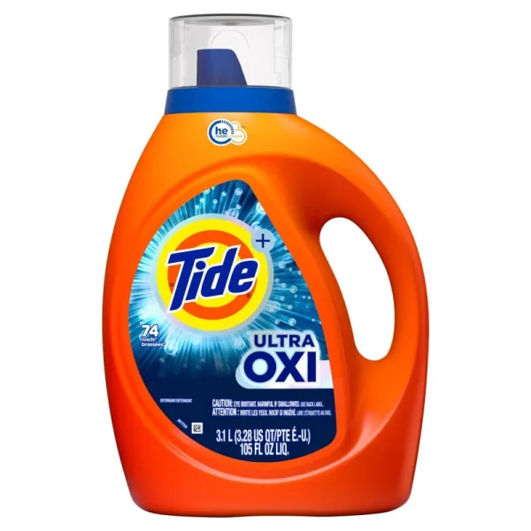 Tide Ultra OXI Liquid Laundry Detergent 105 fl oz