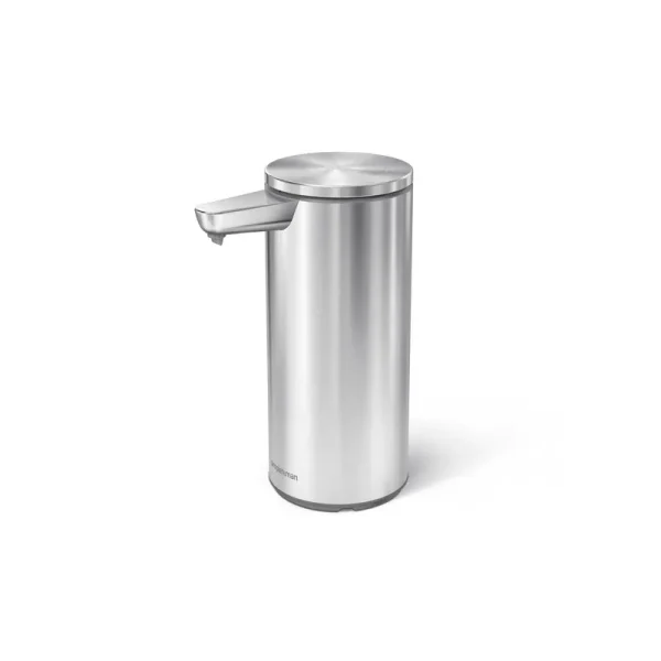 simplehuman 9 oz. Touch-Free Automatic Rechargeable Sensor Liquid Soap Dispenser, Brushed Stainless Steel