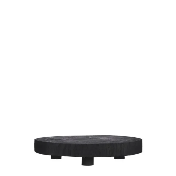 AllModern Vahle Ottoman/Coffee Table Tray Color: Black , Size: 2.5" H x 11.8" W x 11.8" D