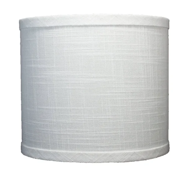 Classic 8" Linen Drum Lamp Shade Urbanest Color: Off White