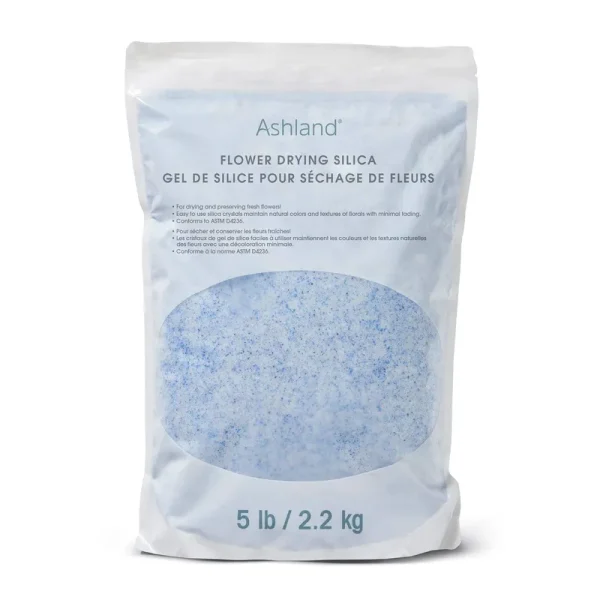 Michaels Flower Drying Silica by Ashland, Size: 5, White