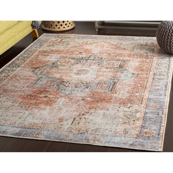 Mya Oriental Brown/Tan/Ivory Area Rug Rug Size: Rectangle 5'3" x 7'3"
