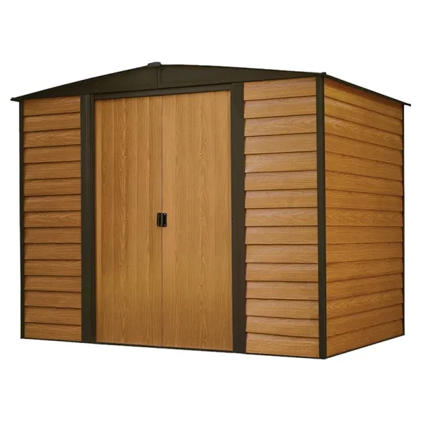 Arrow Woodridge Steel Storage Shed, 8 x 6 ft.