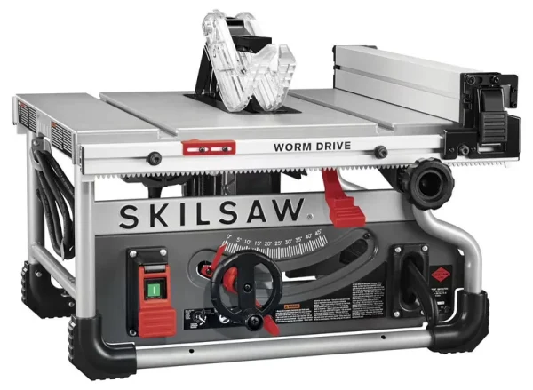 SKIL SPT99T - 01 8 - 1/4" 15amp Corded Electric Portable Worm Drive Table Saw