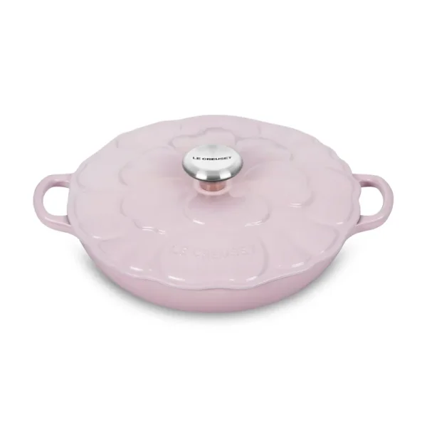 Le Creuset Signature Enameled Cast Iron Petal Braiser 2.25Qt., Shallot